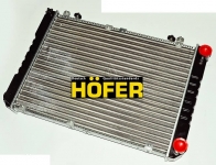 Радиатор двигателя  Газель  Бизнес алюминиевый УМЗ-4216 2-х рядный / HOFER / HF 708 440
