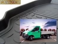 Коврики в салон резиновые  Газель  NEXT перед ряд 2013-2015 / REZKON / 1040005500