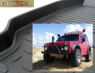 Коврики в салон резиновые LADA Niva 21213 21214 / REZKON / 1039035100