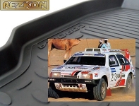 Коврики в салон резиновые LADA 2108 2109 2113 2114 2115 передние / REZKON / 1539010100