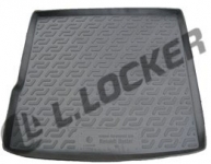 Коврик багажника пластик Renault Duster 4WD 2010- / L.Locker / 0106010100