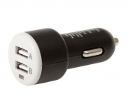 Устройство зарядное в прикуриватель для USB 3А+3А БЕЛЫЙ / Триада / USB-750