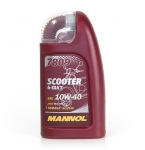Масло MANNOL 4T Scooter 10W40 API SL JASO MA/MA2 / 7809 1L