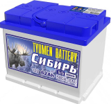 АКБ  62Ah 590A 242х175х190 / TYUMEN BATTERY / СИБИРЬ полярность прямая 6CT-62L