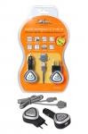 Устройство зарядное в прикуриватель или 220B для Iphone 4 и 5, micro USB / Airline / ACH-US-08
