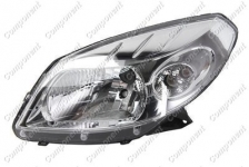 Фара RENAULT Sandero 2008-2014 хром / COMPONENT / левая CMP0101202
