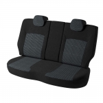 Комплект чехлов на сидения Chevrolet Aveo (Т200/Т250) хетчбэк 2003-2011 / Дублин Жаккард черный / LORD AUTO /