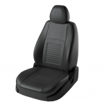 Комплект чехлов на сидения Chevrolet Aveo Т200/Т250 седан 2003-2011 / Турин Экокожа черная / LORD AUTO /