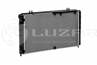 Радиатор двигателя Lada Kalina 2004-2013 МКПП авто с кондиционером PANASONIC / LUZAR / LRC01182B