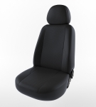 Комплект чехлов на сидения Daewoo Nexia 1994-2008 / Вегас Экокожа черная / LORD AUTO /