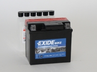 АКБ 12V 4Ah  70A EXIDE Bike YTX5L-BS полярность обратная