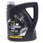Масло MANNOL O.E.M. CHEVROLET Opel 5W30 / 1077 4L