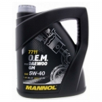 Масло MANNOL O.E.M. Daewoo GM 5W40 / 1083 4043 7711 4L
