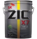 Масло ZIC X7 DIESEL 10W-40 / 192607 20L