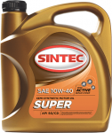 Масло SINTEC SUPER 10W40 SG/CD / 801887 4L
