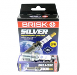 Комплект свечей зажигания LADA 16V DR15YS / BRISK / SILVER СЕРЕБРО 4шт