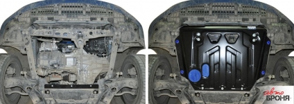Защита картера и КПП Toyota Auris 2007-2013 2013- / Corolla 2013-2016 2016- / АвтоБРОНЯ / 111.05773.1