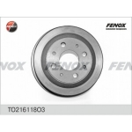 Барабан тормозной LADA 2108-2115 2110-2112 Kalina Granta Priora Datsun / чугун / FENOX / TO216118O3