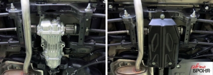 Защита редуктора заднего моста Renault Duster 2011-2015 2015- / NissanTerrano 2014-2016 2016- / Renault Kaptur 2016- / АвтоБРОНЯ / 111.04719.1