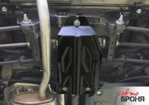 Защита редуктора заднего моста Renault Duster 2011-2015 2015- / NissanTerrano 2014-2016 2016- / Renault Kaptur 2016- / АвтоБРОНЯ / 111.04719.1